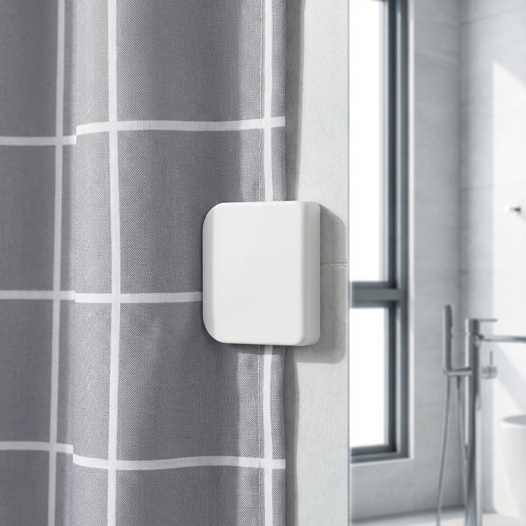 White ABS Shower Curtain Clips, 2 Pcs Waterproof & Strong Grip. 12x7cm, No Drill, for Home, Easy Install United States
White ABS Shower Curtain Clips, 2 Pcs Waterproof & Strong Grip. 12x7cm, No Drill, for Home, Easy Install United States