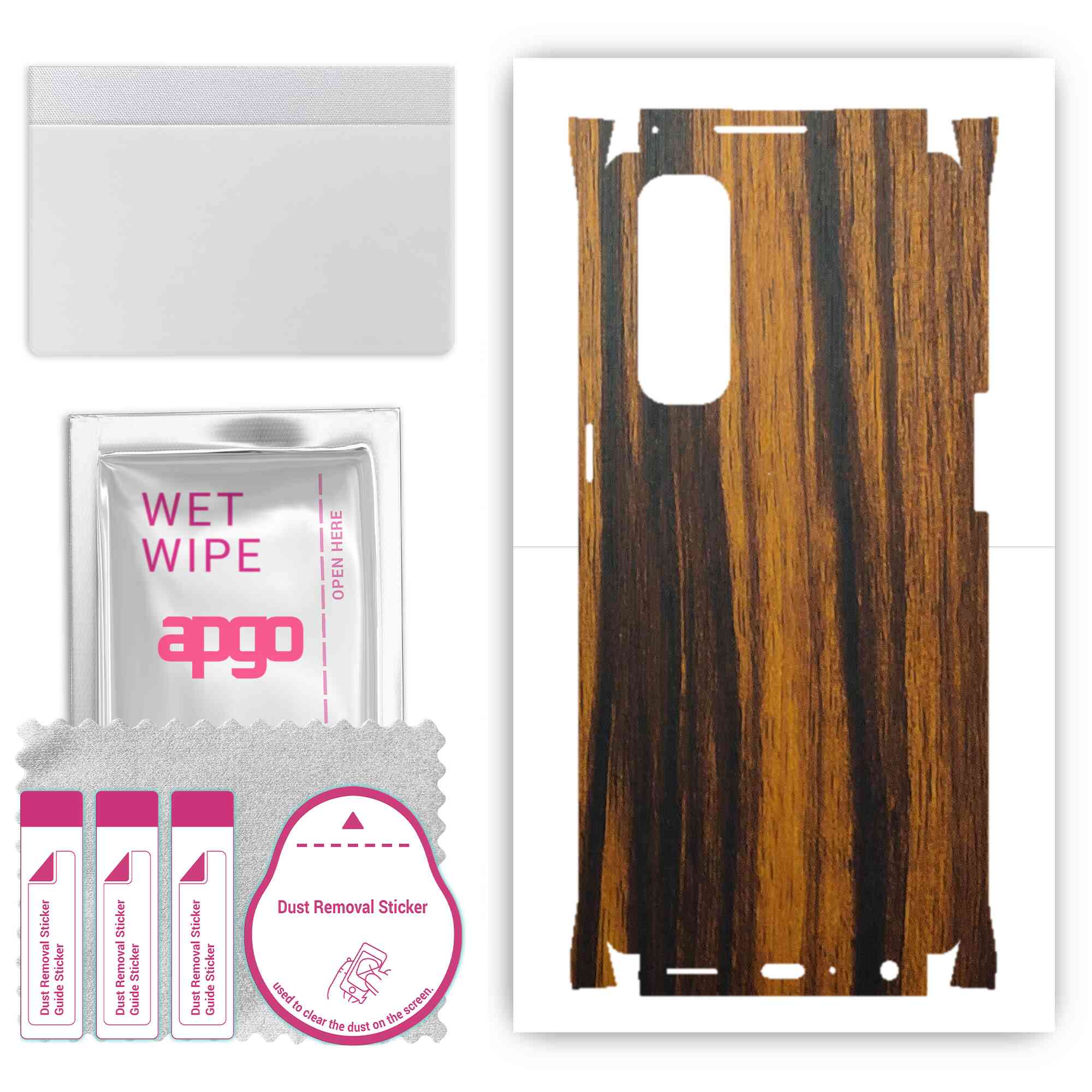 apgo Protective Skin Sticker for the back+sides compatible with Oppo Reno4 Pro, Full Wrap Film, Foil, Vinyl - Pattern Tigerwood
apgo Protective Skin Sticker for the back+sides compatible with Oppo Reno4 Pro, Full Wrap Film, Foil, Vinyl - Pattern Tigerwood