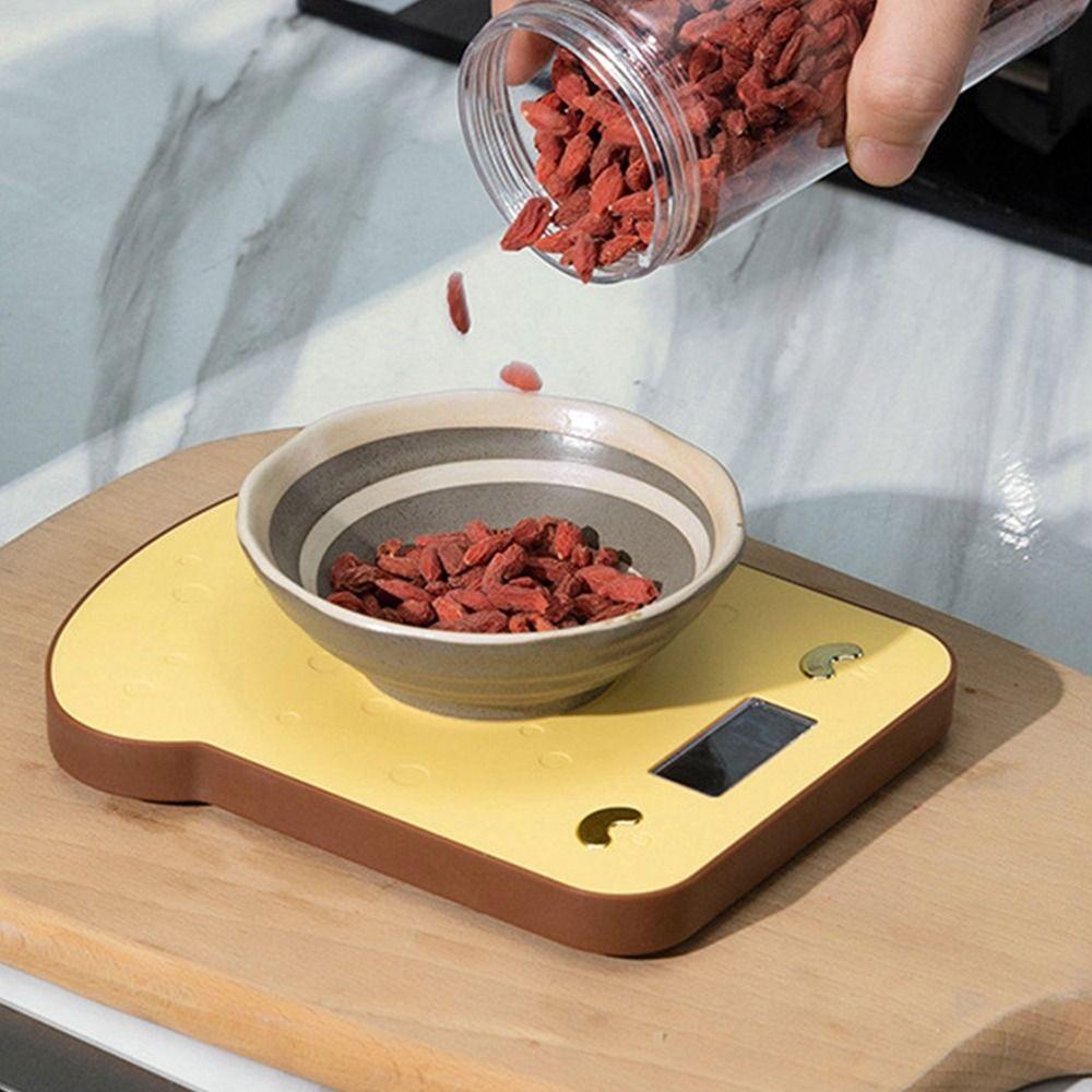 LCD Display Kitchen Electronic Scale Toast Shaped Baking Scale for Precise Baking
LCD Display Kitchen Electronic Scale Toast Shaped Baking Scale for Precise Baking