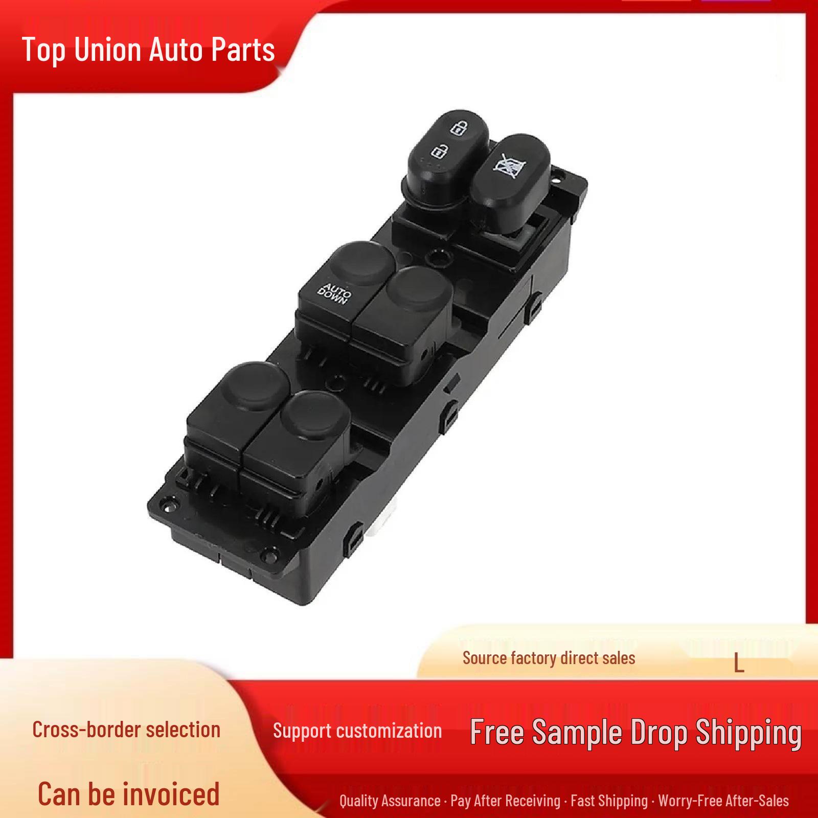 Hyundai Verna Compatible Window Control Switch Assembly 93570-0U110 Neutral
Hyundai Verna Compatible Window Control Switch Assembly 93570-0U110 Neutral