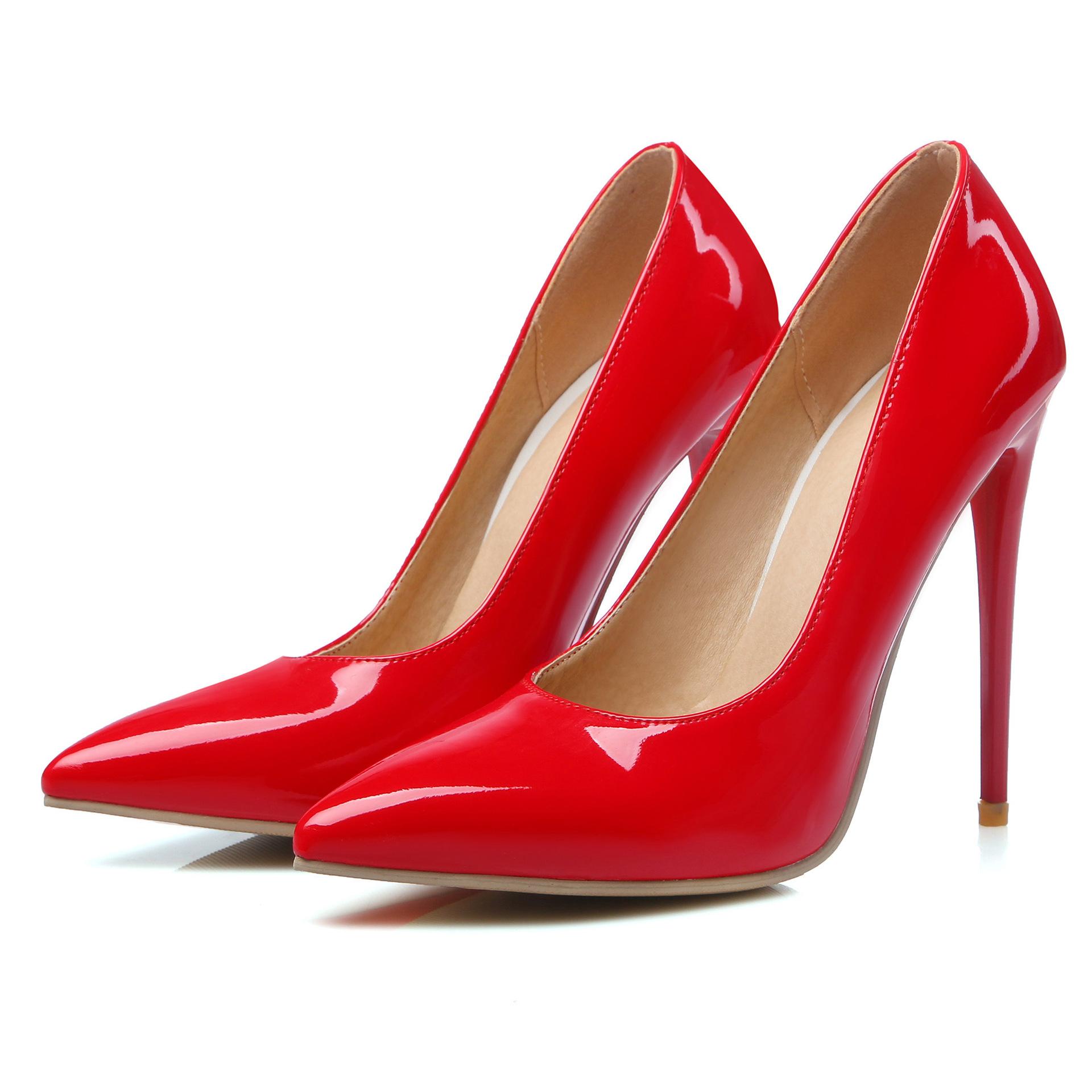 Large size 47 classic style women s patent pointed high heels 12cm high heels elegant women s solid color slim high heels 34 червоний
Large size 47 classic style women s patent pointed high heels 12cm high heels elegant women s solid color slim high heels 34 червоний