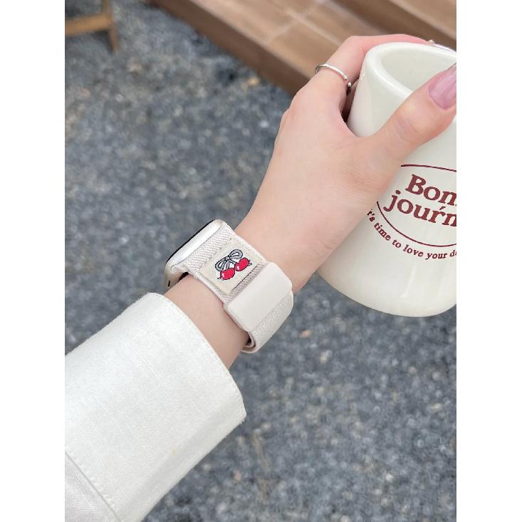 Cherry Magnetic Strap For Apple Watch S10 9 8 7 6 5 Nylon Cute Bracelet Band For Iwatch 44 38 42 46mm 49mm 45 40 41 Accessories 46mm(S10)
Cherry Magnetic Strap For Apple Watch S10 9 8 7 6 5 Nylon Cute Bracelet Band For Iwatch 44 38 42 46mm 49mm 45 40 41 Accessories 46mm(S10)