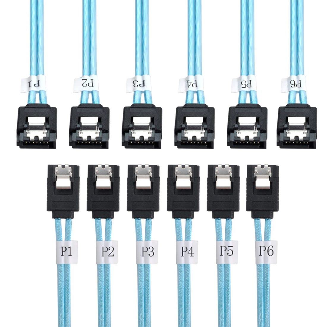 Chenyang SAS 4 SATA Male Internal Host to 4 SATA Male Target Hard Disk 6Gbps Data Server RAID 50cm 6 7-Pin 7-Pin Cable, (Blue, SATA)
Chenyang SAS 4 SATA Male Internal Host to 4 SATA Male Target Hard Disk 6Gbps Data Server RAID 50cm 6 7-Pin 7-Pin Cable, (Blue, SATA)