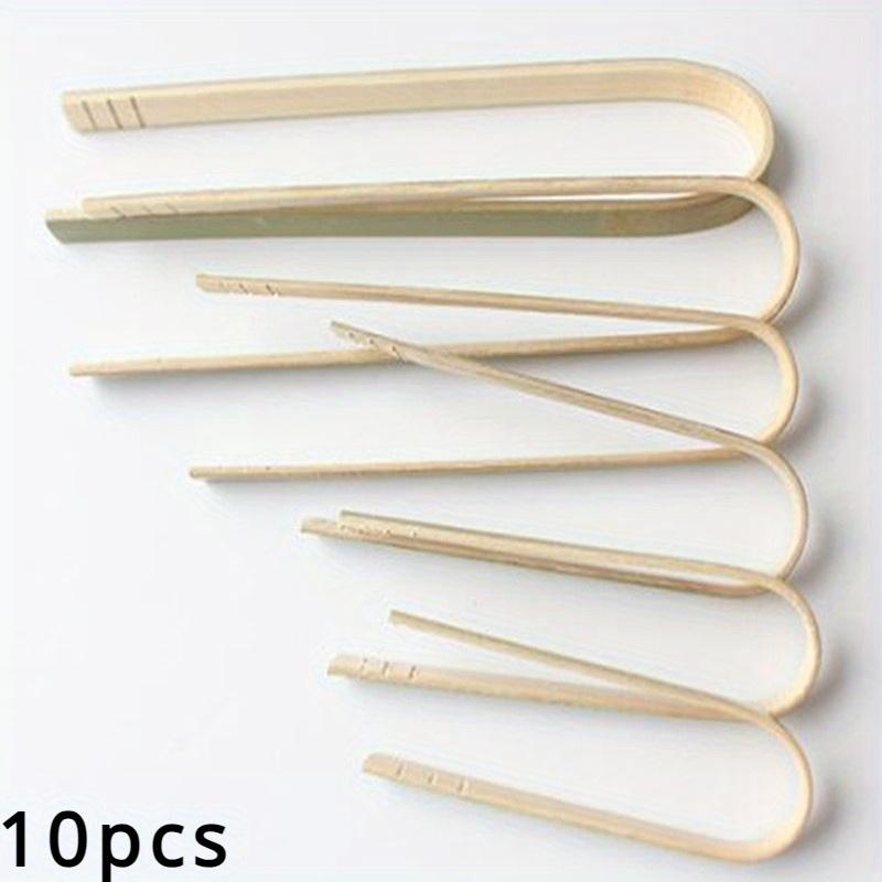 10 шт. Міні-бамбукові одноразові щипці для хліба Щипці для тостів Одноразові кулінарні щипці Затискачі для подачі їжі для готелів/ресторанів 25 г/35 г/50 г/65 г 10pcs 10cm/3.94in
10 шт. Міні-бамбукові одноразові щипці для хліба Щипці для тостів Одноразові кулінарні щипці Затискачі для подачі їжі для готелів/ресторанів 25 г/35 г/50 г/65 г 10pcs 10cm/3.94in