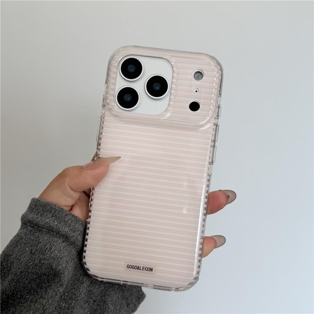Minimalist Pink & White Striped 3D Button Case for iPhone 17/16 Pro Max/15/14P 15 Pro
Minimalist Pink & White Striped 3D Button Case for iPhone 17/16 Pro Max/15/14P 15 Pro