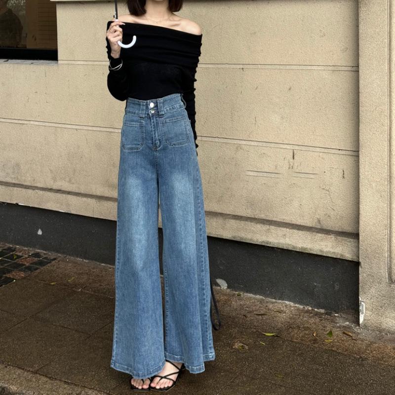 High Waist Wide Leg Floor-Length Denim Skirt - Women s 2024 Spring/Summer Korean Style 3XL
High Waist Wide Leg Floor-Length Denim Skirt - Women s 2024 Spring/Summer Korean Style 3XL