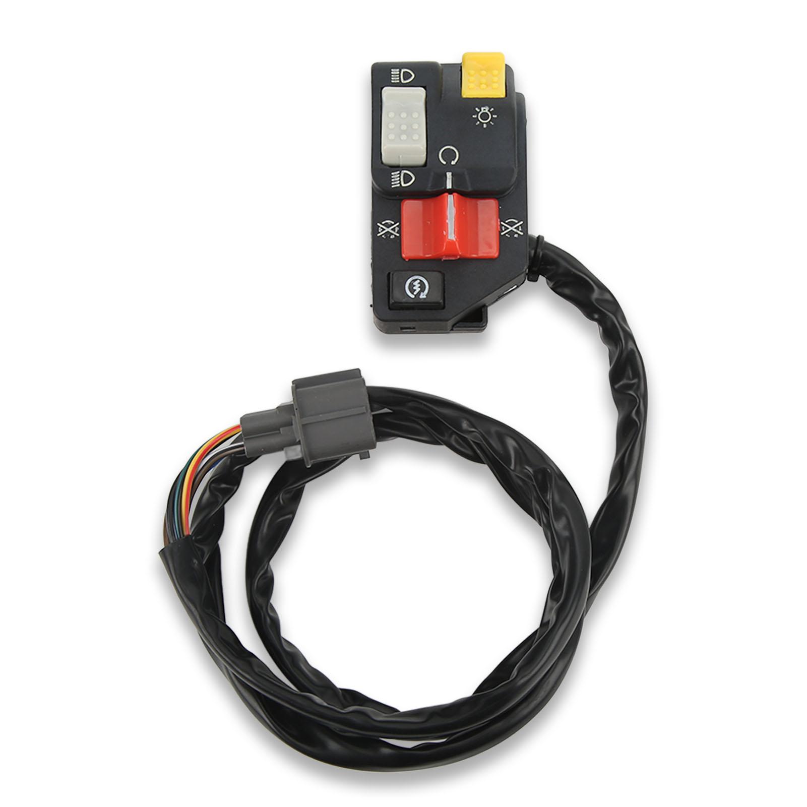 ATV Handlebar Switch High Low Beam Headlight Stop Start Control Button Replacement for TRX350FM TM Rancher 2000‑2005
ATV Handlebar Switch High Low Beam Headlight Stop Start Control Button Replacement for TRX350FM TM Rancher 2000‑2005