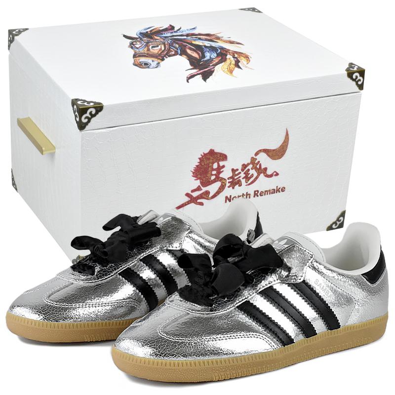 Adidas Originals SAMBA OG Silver Flower Rhino Low top Skateboard Shoes Women s Black Silver JR0035(Team96-S-BOX) 37⅓
Adidas Originals SAMBA OG Silver Flower Rhino Low top Skateboard Shoes Women s Black Silver JR0035(Team96-S-BOX) 37⅓