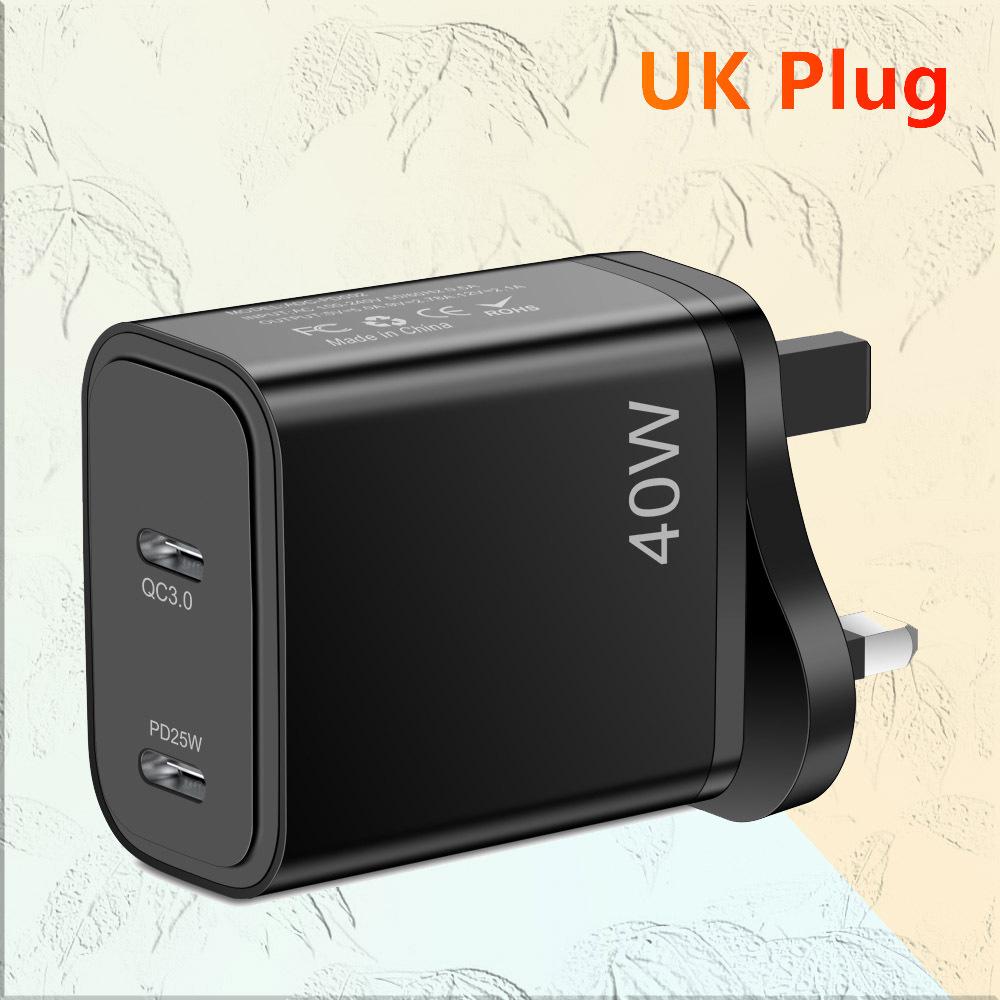Dual Port PD Type-C Fast Charging Travel Charger
Dual Port PD Type-C Fast Charging Travel Charger