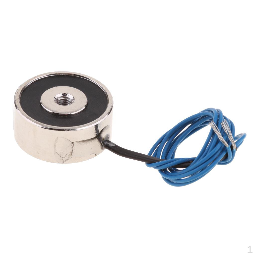 DC Electric Magnet Solenoid Lifting Cylinder Electromagnet Lift Holding, Silver DC 6V 50N
DC Electric Magnet Solenoid Lifting Cylinder Electromagnet Lift Holding, Silver DC 6V 50N