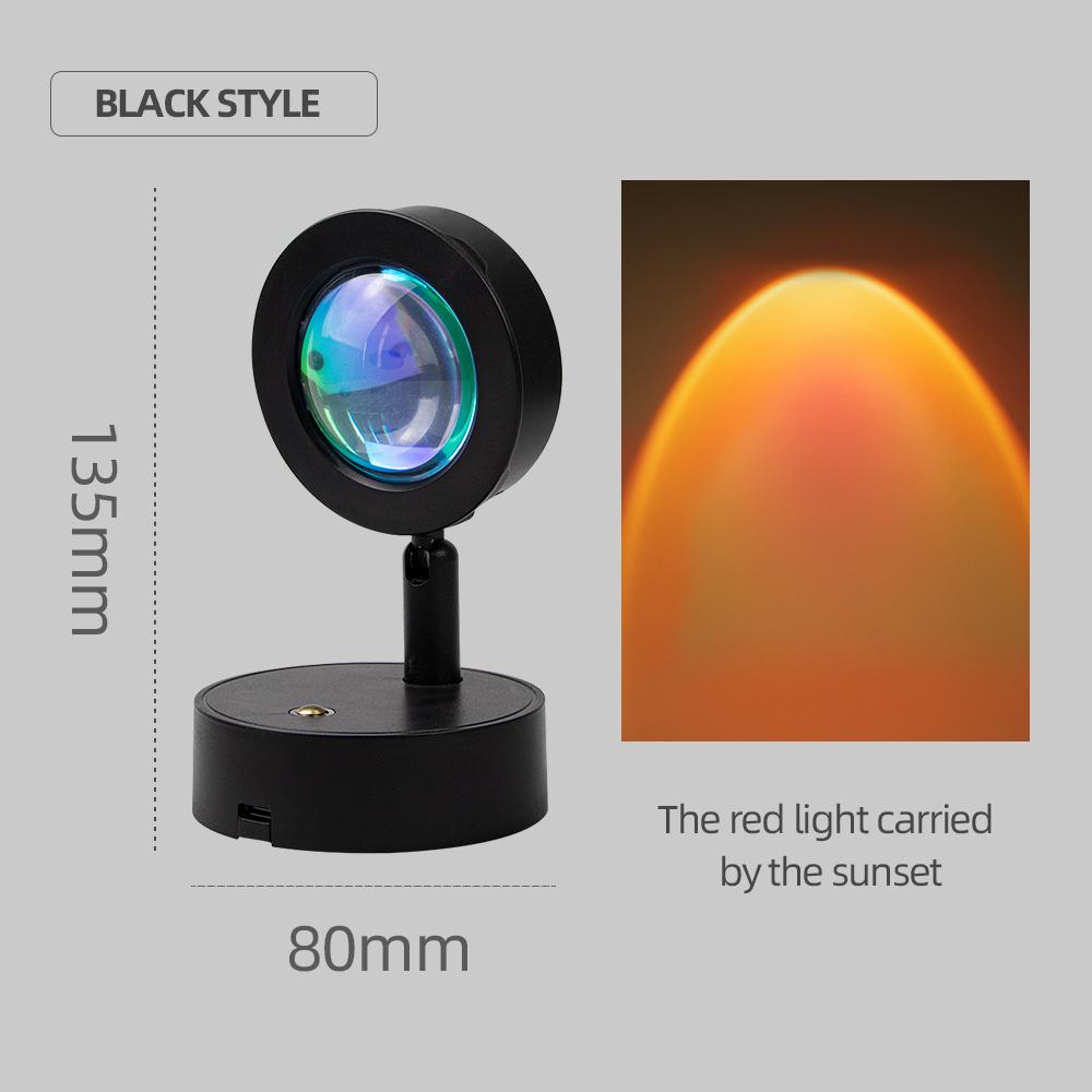 Новый настенный светильник с вращением на 360°, магнитное основание, перезаряжаемый через USB, светодиодный беспроводной настенный светильник, сенсорный выключатель, ночник для спальни, настенная роспись чёрный