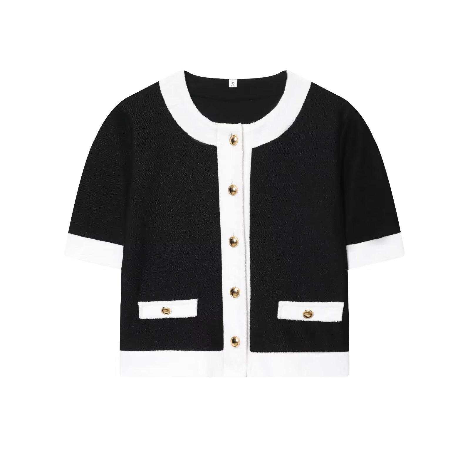 European & American Style Women s Fashion Set: Color Block Pearl Leather Wool Coat and Pants (J32513/14) L
European & American Style Women s Fashion Set: Color Block Pearl Leather Wool Coat and Pants (J32513/14) L