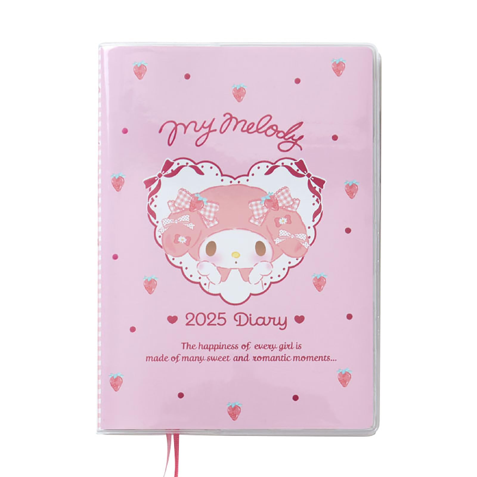 Sanrio B6 Diary Line My Melody 2025 Planner October with Schedule Stickers and Bookmark 455121 (Horizontal Type) (Starts 2024)
Sanrio B6 Diary Line My Melody 2025 Planner October with Schedule Stickers and Bookmark 455121 (Horizontal Type) (Starts 2024)