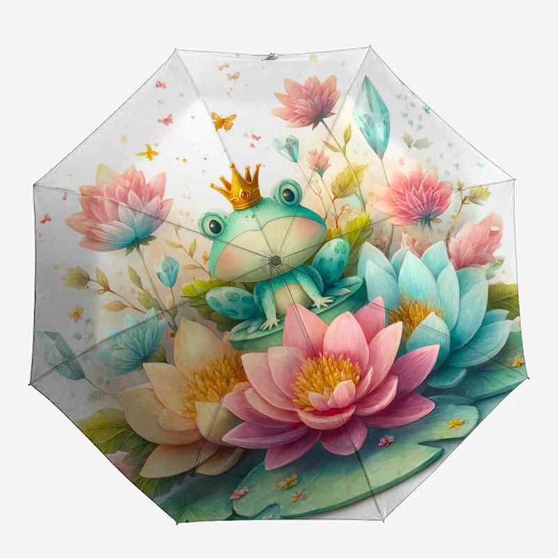 1pc frog prince Pattern Umbrella Design Automatic Opening and Closing Umbrella, High-quality Travel Umbrella, Lightweight and Portable, -1002122
1pc frog prince Pattern Umbrella Design Automatic Opening and Closing Umbrella, High-quality Travel Umbrella, Lightweight and Portable, -1002122