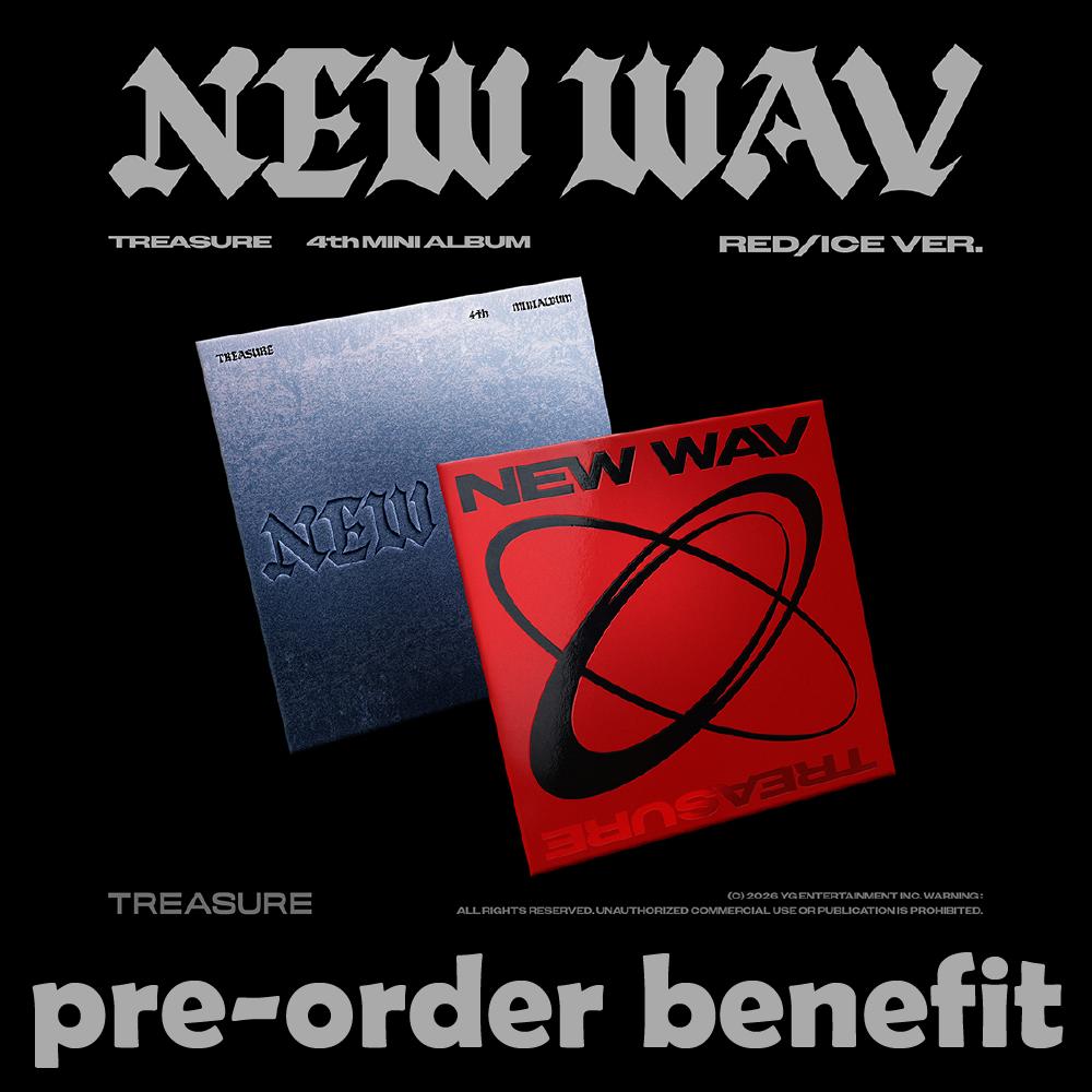 Pre-order TREASURE 4th Mini Album NEW WAV Standard ver. & SHOP POB Random & YG SELECT POB
Pre-order TREASURE 4th Mini Album NEW WAV Standard ver. & SHOP POB Random & YG SELECT POB