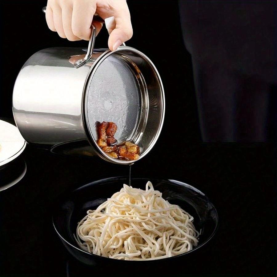 Bacon Grease Container With Strainer, 1.3L And 1.7L And 2.1L Grease Strainer And Container With Dust-Proof Lid, 304 Stainless Steel Oil Filter Storage
Bacon Grease Container With Strainer, 1.3L And 1.7L And 2.1L Grease Strainer And Container With Dust-Proof Lid, 304 Stainless Steel Oil Filter Storage
