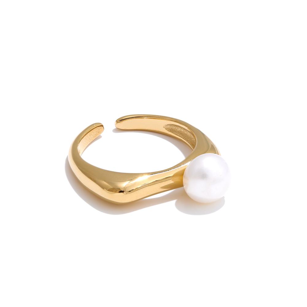 Yhpup 7# Fashion Natural Pearl Delicate Open High Quality Ring 18K Gold PVD Plated Trending Stylish Jewelry New Gift 7
Yhpup 7# Fashion Natural Pearl Delicate Open High Quality Ring 18K Gold PVD Plated Trending Stylish Jewelry New Gift 7