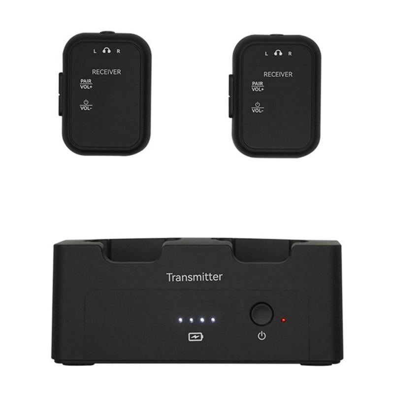 2.4Ghz Wireless Earphone Monitor System Rechargeable Transmitter 2 Receivers With Adjustable Volumetric Button Mute Function 1
2.4Ghz Wireless Earphone Monitor System Rechargeable Transmitter 2 Receivers With Adjustable Volumetric Button Mute Function 1