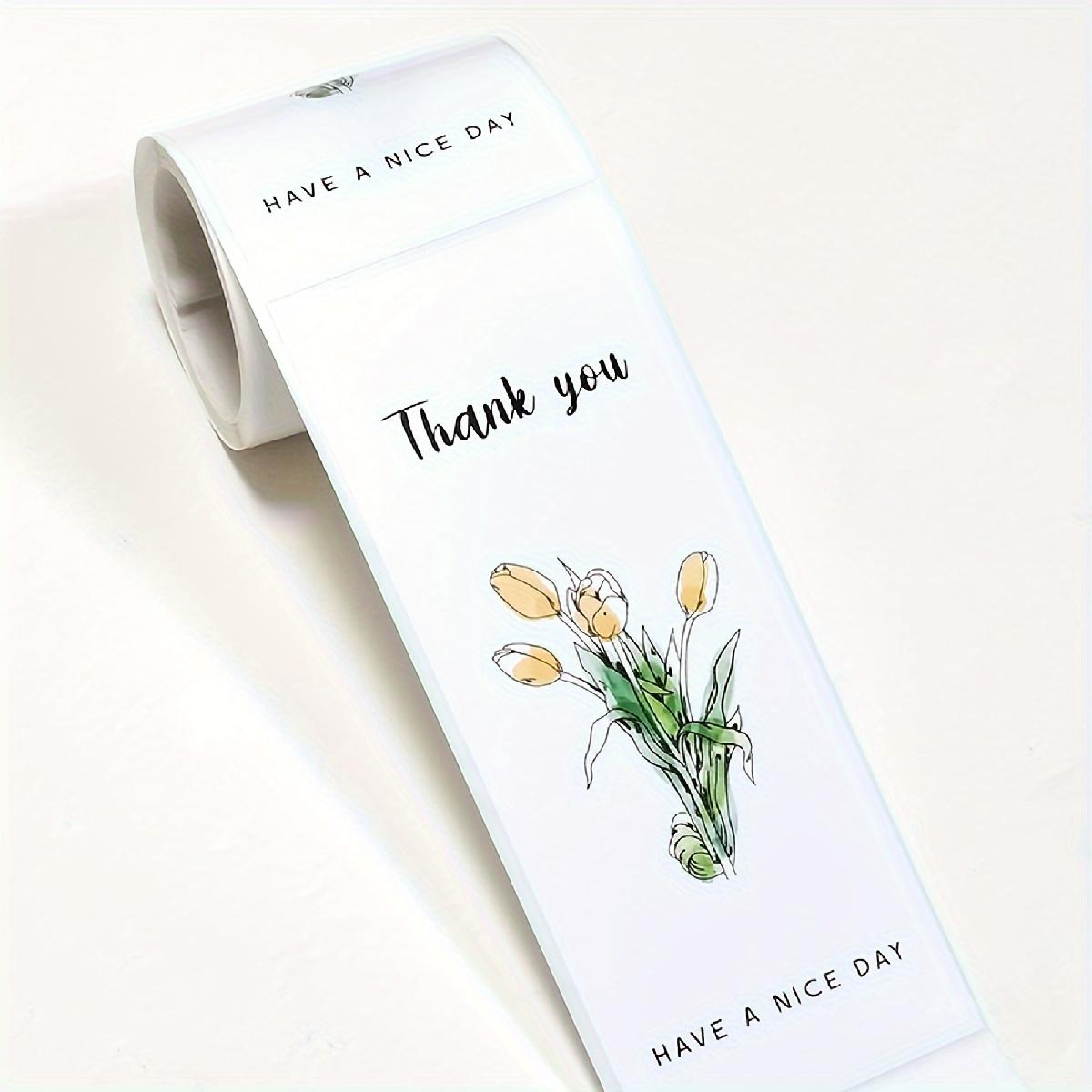 Self-Adhesive Matte Finish Floral Tulip Rectangular Stickers for Gift Packaging, Envelope Seals, Thank You Stickers for Boutique Shopping
Self-Adhesive Matte Finish Floral Tulip Rectangular Stickers for Gift Packaging, Envelope Seals, Thank You Stickers for Boutique Shopping