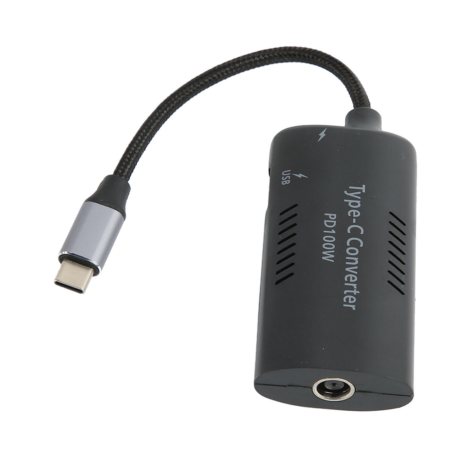 Laptop Power Converter DC to Type C PD3.0 Fast Charge 100W ABS Braided Nylon Laptop Type C Adapter
Laptop Power Converter DC to Type C PD3.0 Fast Charge 100W ABS Braided Nylon Laptop Type C Adapter