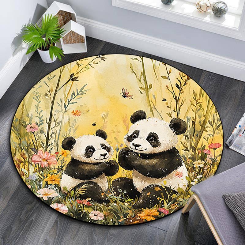 Panda Round Area Rug,Carpet Rug for Living Room Bedroom Sofa Playroom Decor,Non-slip Floor Mat 80cmx80cm
Panda Round Area Rug,Carpet Rug for Living Room Bedroom Sofa Playroom Decor,Non-slip Floor Mat 80cmx80cm