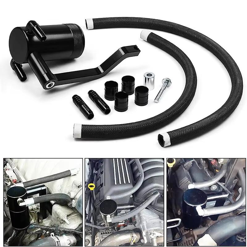 6.4L Billet Oil Catch Can Kit 5.7 HEMI Z-Bracket For 11-21 Dodge Charger Challen чорний
6.4L Billet Oil Catch Can Kit 5.7 HEMI Z-Bracket For 11-21 Dodge Charger Challen чорний