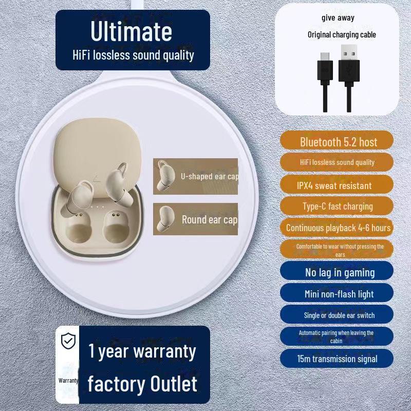 Беспроводные Bluetooth-наушники для сна: Шумоподавление, внутриканальные наушники, длительное время работы от аккумулятора, превосходное качество звука
Беспроводные Bluetooth-наушники для сна: Шумоподавление, внутриканальные наушники, длительное время работы от аккумулятора, превосходное качество звука