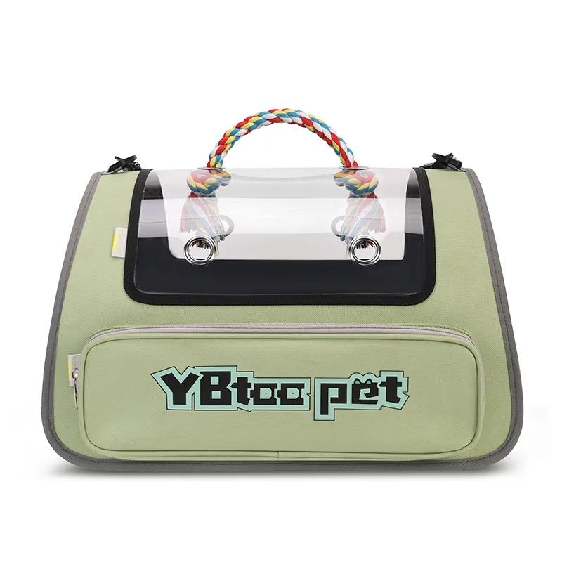 Portable cat bag a large-capacity bag that can be carried by cats when going out. It is well-ventilated and breathable and can зелений
Portable cat bag a large-capacity bag that can be carried by cats when going out. It is well-ventilated and breathable and can зелений