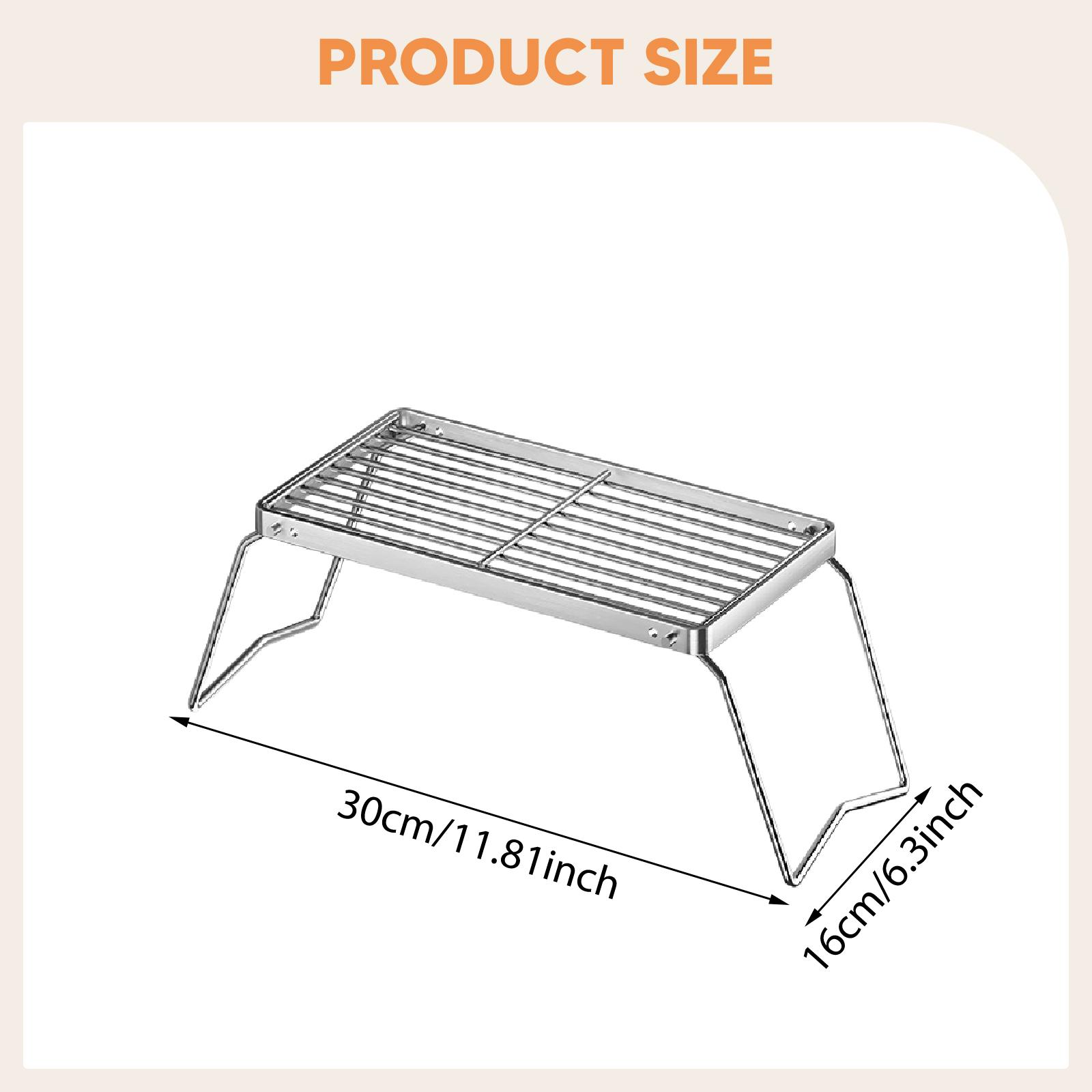 Multipurpose Folding Campfire Grill Rack Space Saving Practical Outdoor BBQ Cooking Grilling Equipment for Camping Travel
Multipurpose Folding Campfire Grill Rack Space Saving Practical Outdoor BBQ Cooking Grilling Equipment for Camping Travel
