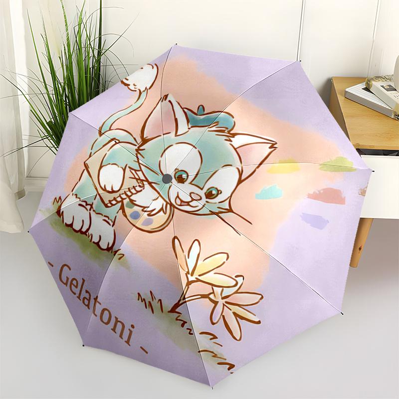1pc Gelatoni Pattern Automatic 3-Fold Umbrella, 8 Iron Frames, High-Value Folding Umbrella, Suitable for Office, Travel and Outdoor Adventur
1pc Gelatoni Pattern Automatic 3-Fold Umbrella, 8 Iron Frames, High-Value Folding Umbrella, Suitable for Office, Travel and Outdoor Adventur