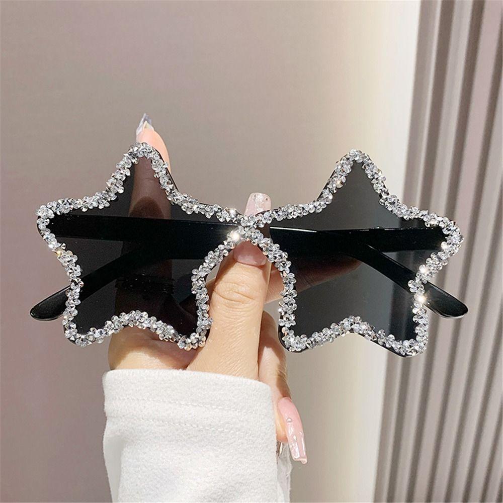Colorful Rhinestone Pentagon Sun Glasses Pentagon Halloween Glasses Fashion Shades Party Favors Brown
Colorful Rhinestone Pentagon Sun Glasses Pentagon Halloween Glasses Fashion Shades Party Favors Brown