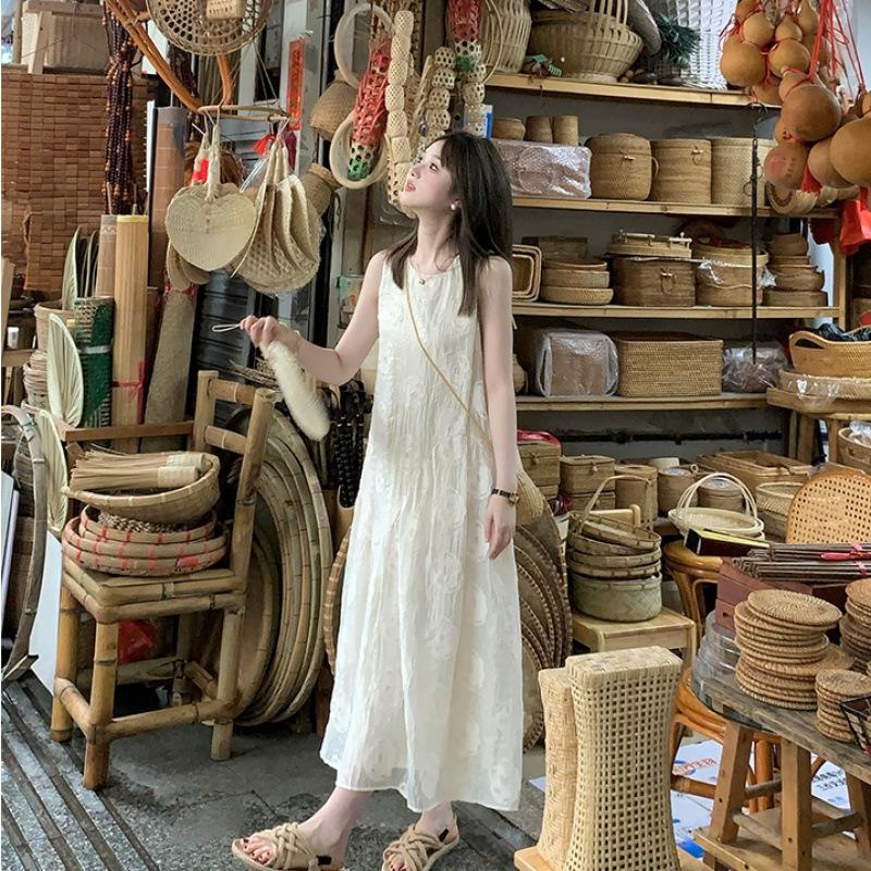 Small sweet print sleeveless medium and long dress women s summer new age reduction loose and thin vest skirt XL
Small sweet print sleeveless medium and long dress women s summer new age reduction loose and thin vest skirt XL