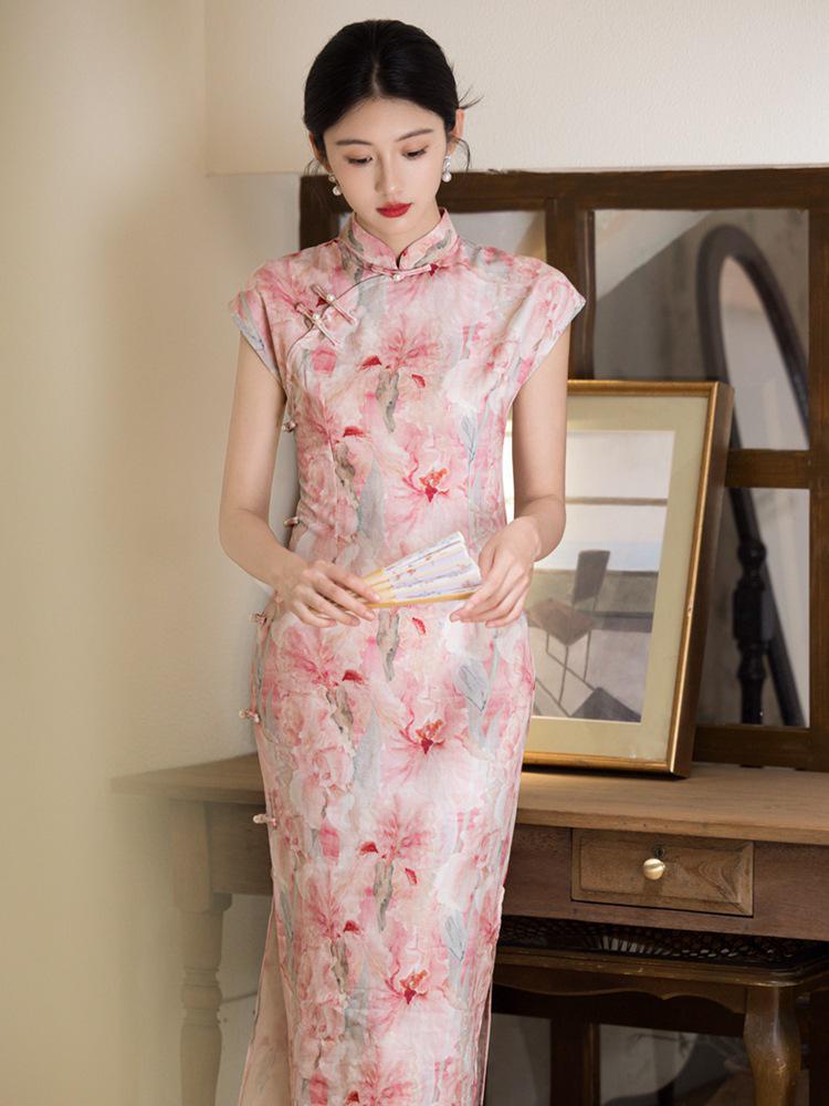 Jinxiu Yifen Se Sleeveless Qipao: Summer 2025 Plus-Size Slimming Dress for Women M розовый
Jinxiu Yifen Se Sleeveless Qipao: Summer 2025 Plus-Size Slimming Dress for Women M розовый