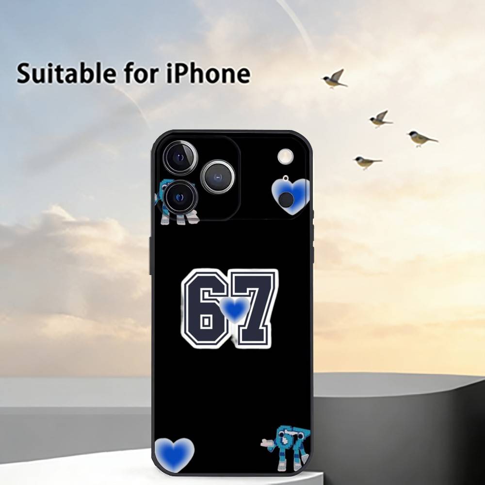 Six S-Seven 67 Phone Case For iPhone 17, 16,15,14,13,12,11 Plus,Pro Max, Others Soft Black Cover iPhone16plus
Six S-Seven 67 Phone Case For iPhone 17, 16,15,14,13,12,11 Plus,Pro Max, Others Soft Black Cover iPhone16plus
