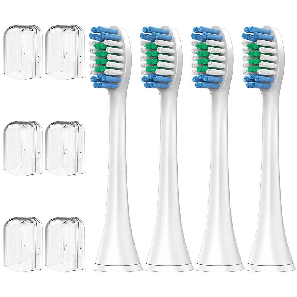 4pcs Replacement Brush Heads & 6pcs Toothbrushes Head Covers Compatible with Philips Sonicare Electric Toothbrush, for 4100 1100
4pcs Replacement Brush Heads & 6pcs Toothbrushes Head Covers Compatible with Philips Sonicare Electric Toothbrush, for 4100 1100