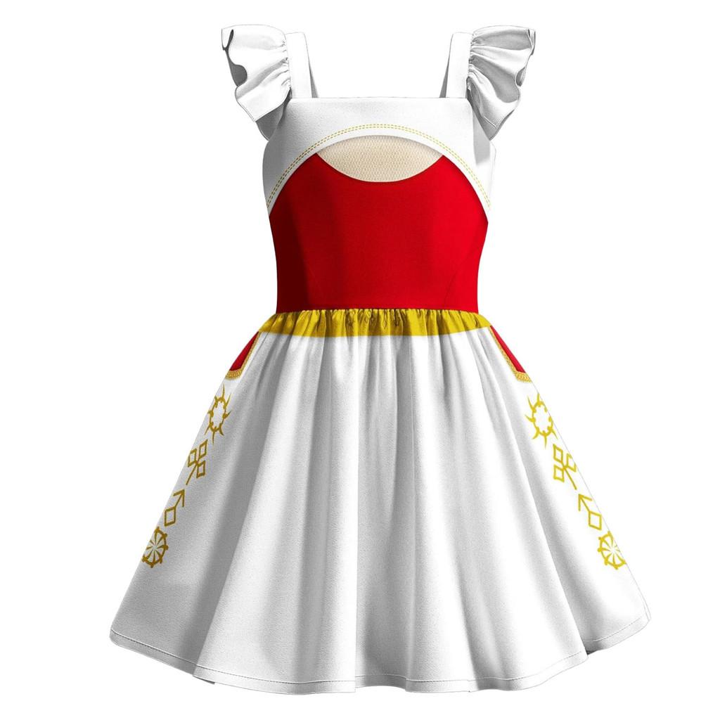 Childrens Cosplay Zombie High School Dress With Cartoon Pattern For Girls Ages 3 To 8 110cm белый
Childrens Cosplay Zombie High School Dress With Cartoon Pattern For Girls Ages 3 To 8 110cm белый