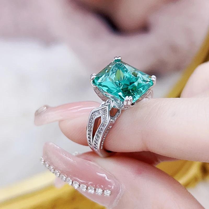 Оригінальна каблучка зі стерлінгового срібла Квадратний смарагд Весільна Заручини Коктейльна Жіноча Відкриті каблучки Палець Тонка resizable срібний
Оригінальна каблучка зі стерлінгового срібла Квадратний смарагд Весільна Заручини Коктейльна Жіноча Відкриті каблучки Палець Тонка resizable срібний