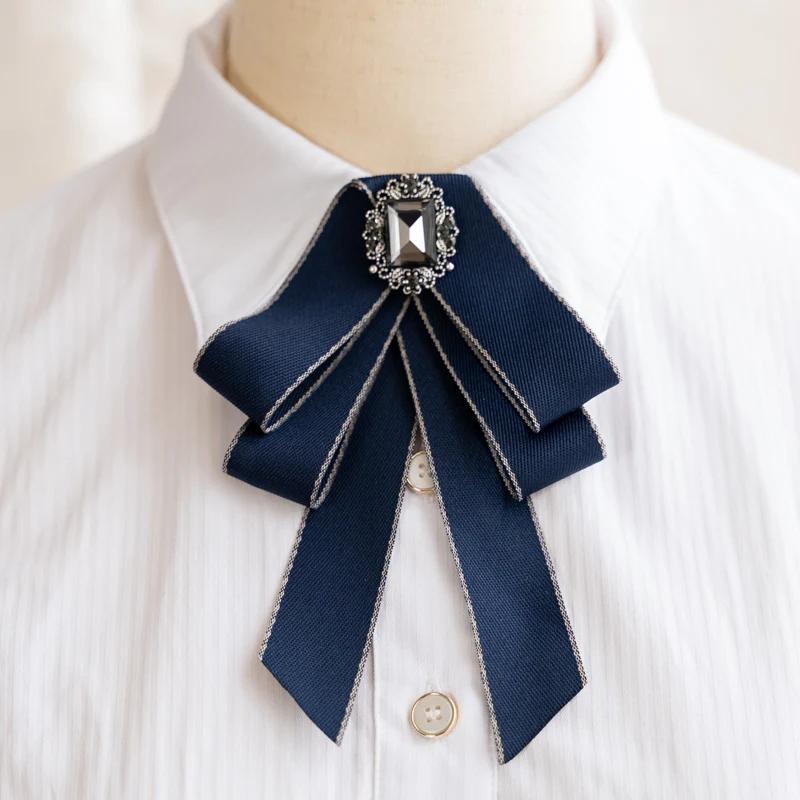 New Fabric Bow Tie Crystal Cloth Art Bowknot Brooch College Style Shirt Collar Pins Fashion Jewelry Gifts for Women Accessories синий
New Fabric Bow Tie Crystal Cloth Art Bowknot Brooch College Style Shirt Collar Pins Fashion Jewelry Gifts for Women Accessories синий