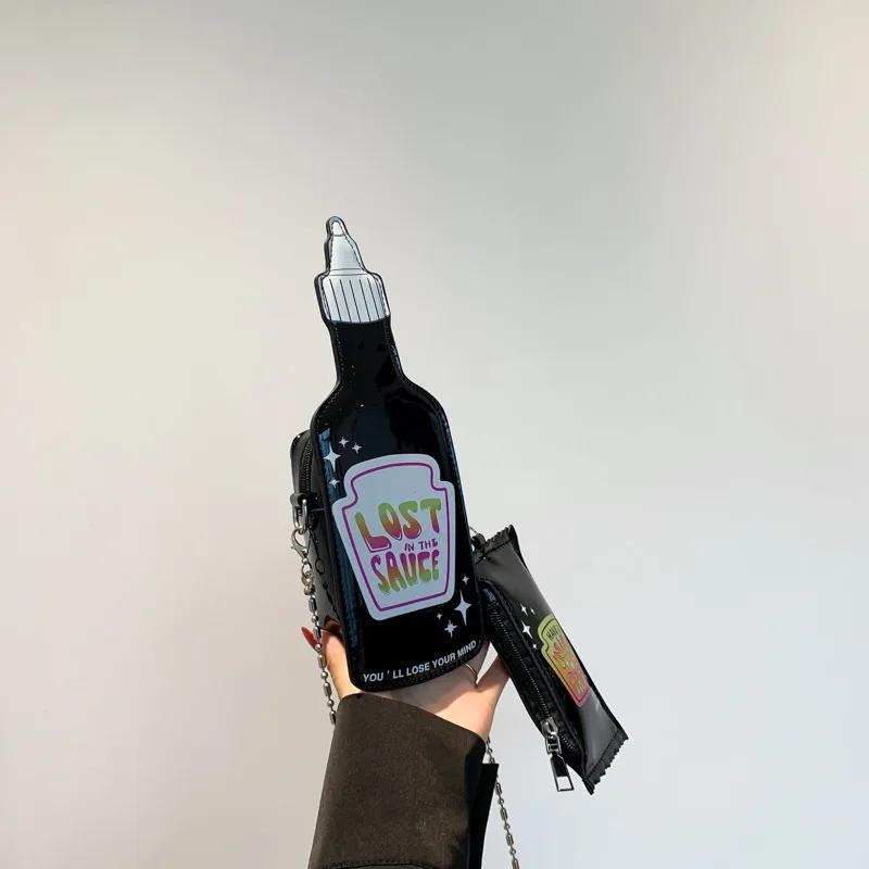 2024 Summer Hot Selling Women s Bag Color Mini Zero Wallet Fashion Trend Crossbody Bag Personalized Chain Beverage Bottle Shape чёрный
2024 Summer Hot Selling Women s Bag Color Mini Zero Wallet Fashion Trend Crossbody Bag Personalized Chain Beverage Bottle Shape чёрный