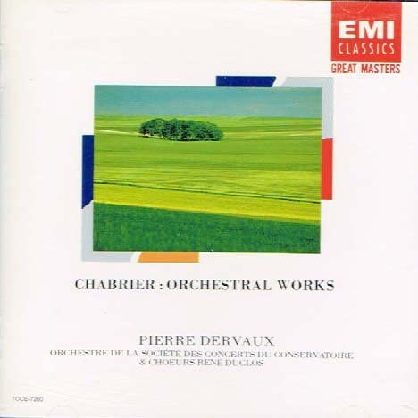 CD RENE DUCLOS (JOINT), PARIS CONSERVA - Delvaux / Chabrier Orchestral Music TOCE7260 Japan ObiClassical Used
CD RENE DUCLOS (JOINT), PARIS CONSERVA - Delvaux / Chabrier Orchestral Music TOCE7260 Japan ObiClassical Used