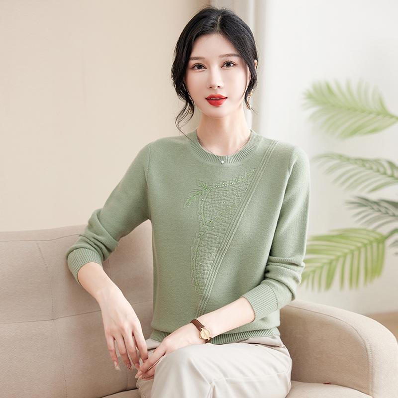 Autumn 2026 Stylish Knitted Sweater for Middle-Aged & Elderly Women L (105-120 jin) зелёный
Autumn 2026 Stylish Knitted Sweater for Middle-Aged & Elderly Women L (105-120 jin) зелёный