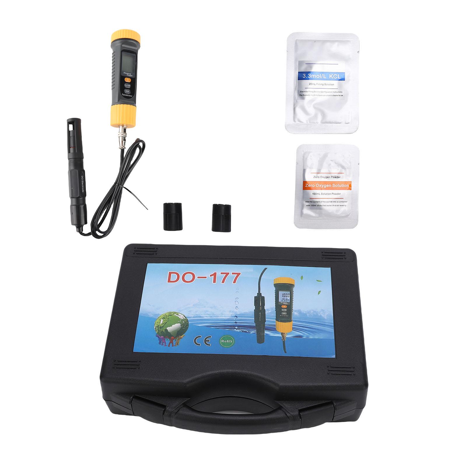 Digital Dissolved Oxygen Meter 2 Modes Backlit LCD Display Precise Portable DO Tester Dissolved Oxygen Test Kit for Pond Fish Ta
Digital Dissolved Oxygen Meter 2 Modes Backlit LCD Display Precise Portable DO Tester Dissolved Oxygen Test Kit for Pond Fish Ta