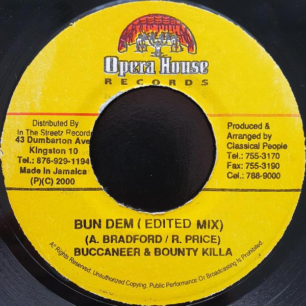 7inch Record BUCCANEER / BOUNTY KILLER - Bun Dem NONE Opera House 2000 Jamaica Reggae, Ska & Dub Used
7inch Record BUCCANEER / BOUNTY KILLER - Bun Dem NONE Opera House 2000 Jamaica Reggae, Ska & Dub Used