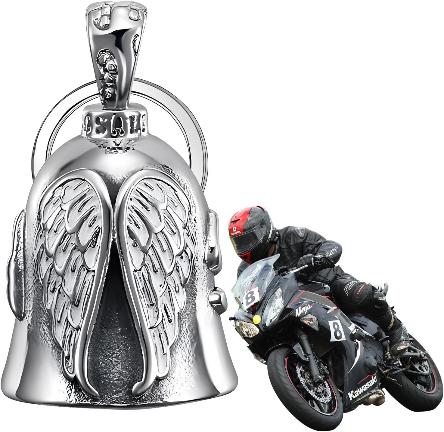 Motorcycle Bell Guardian Angel Bell Good Luck Keychain Accessories For Bikers Car Keychain 1PC
Motorcycle Bell Guardian Angel Bell Good Luck Keychain Accessories For Bikers Car Keychain 1PC