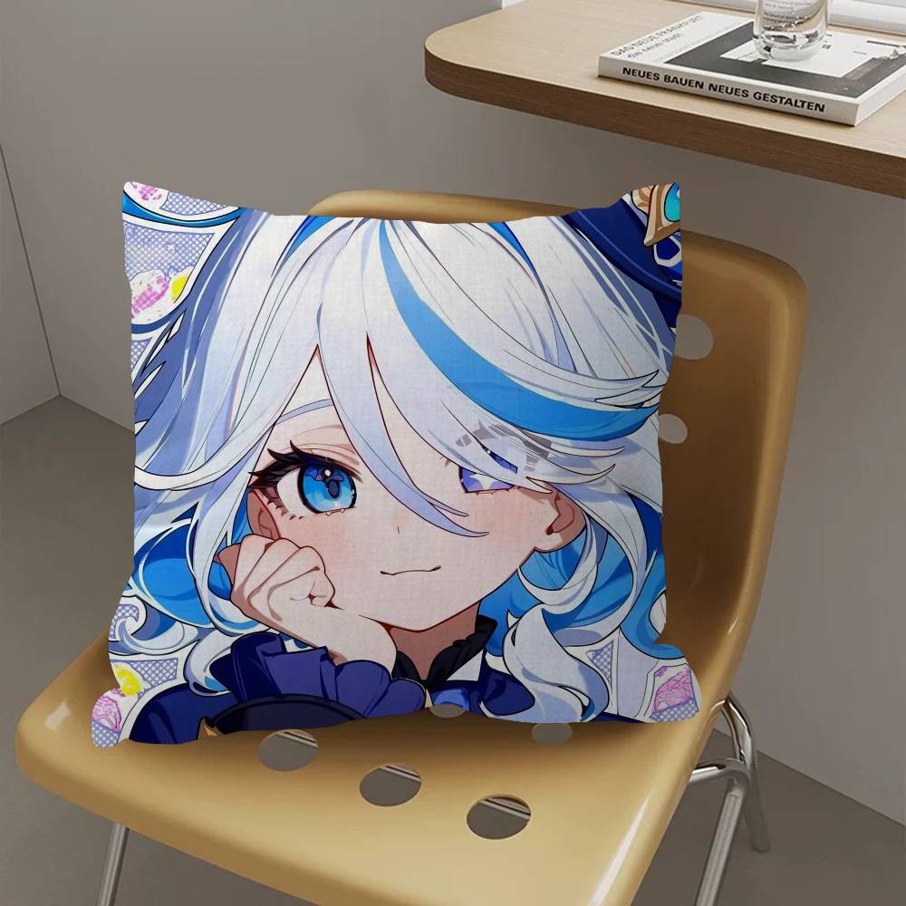 Genshin Impact Furina Game Pillow Cushion Cover Pillowcase Living Room Sofa Home Decor Customized 30x30 cm
Genshin Impact Furina Game Pillow Cushion Cover Pillowcase Living Room Sofa Home Decor Customized 30x30 cm