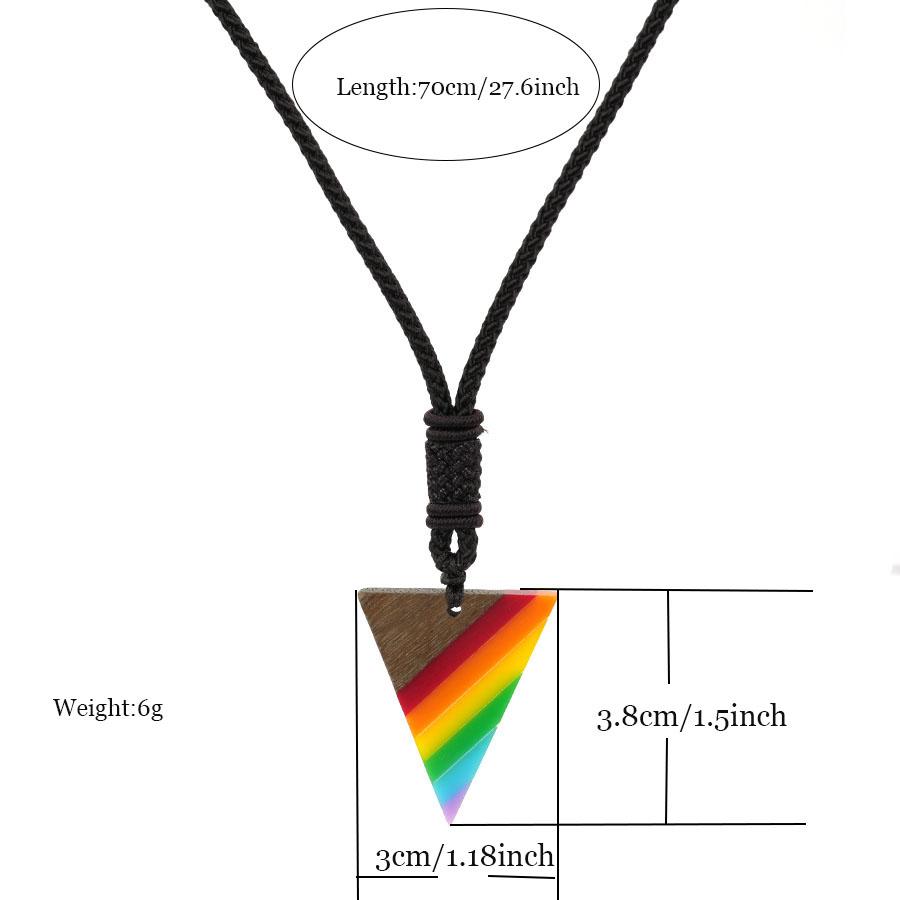 New Colorful Long Necklace For Men Women 5 Shapes Wooden Collar Handmade Braided String Chain Leisure Versatile Accessories
New Colorful Long Necklace For Men Women 5 Shapes Wooden Collar Handmade Braided String Chain Leisure Versatile Accessories