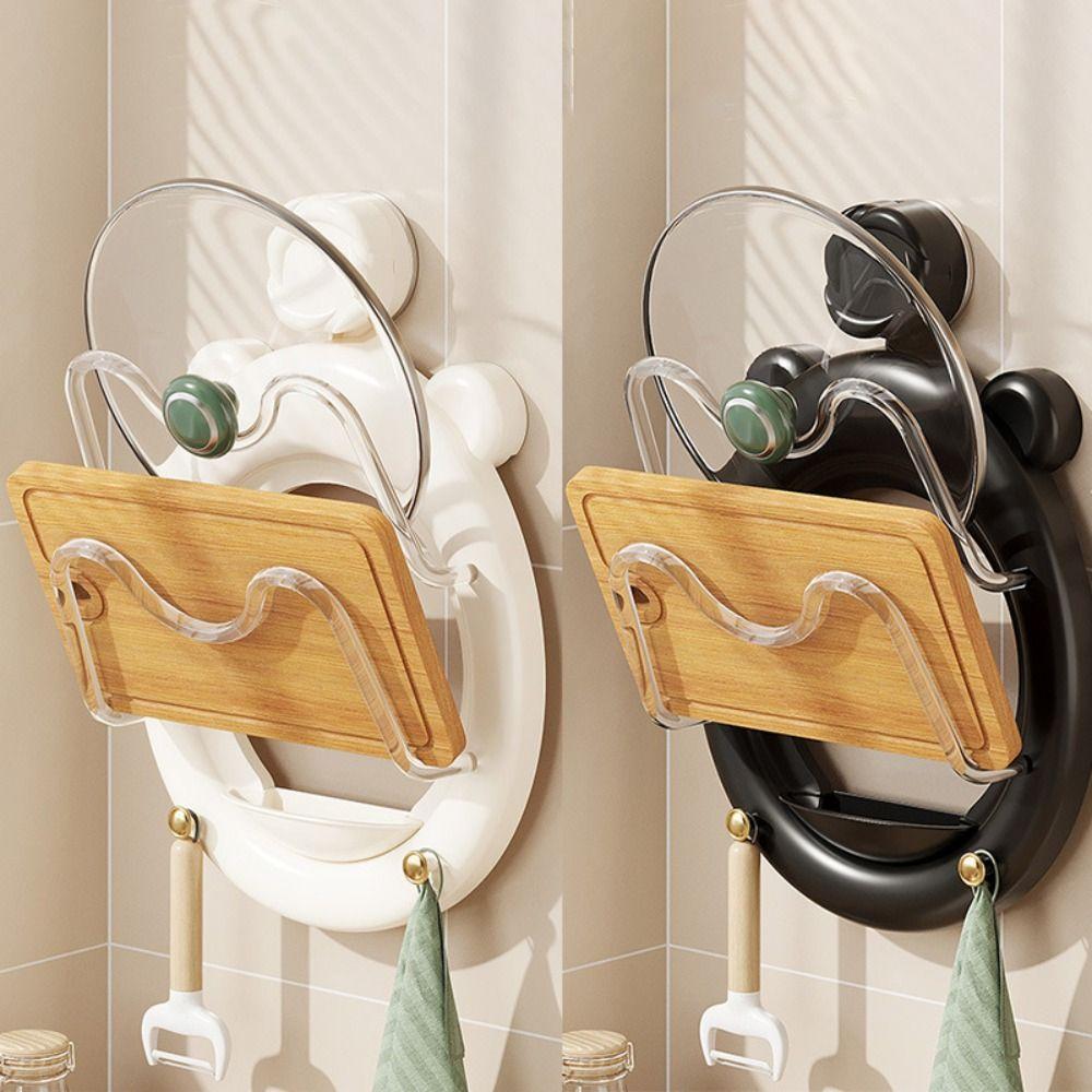 Punch-Free Pot Cover Rack Wall Hanging Pan Cover Storage Holder Kitchen Storage Rack for Kitchen білий
Punch-Free Pot Cover Rack Wall Hanging Pan Cover Storage Holder Kitchen Storage Rack for Kitchen білий