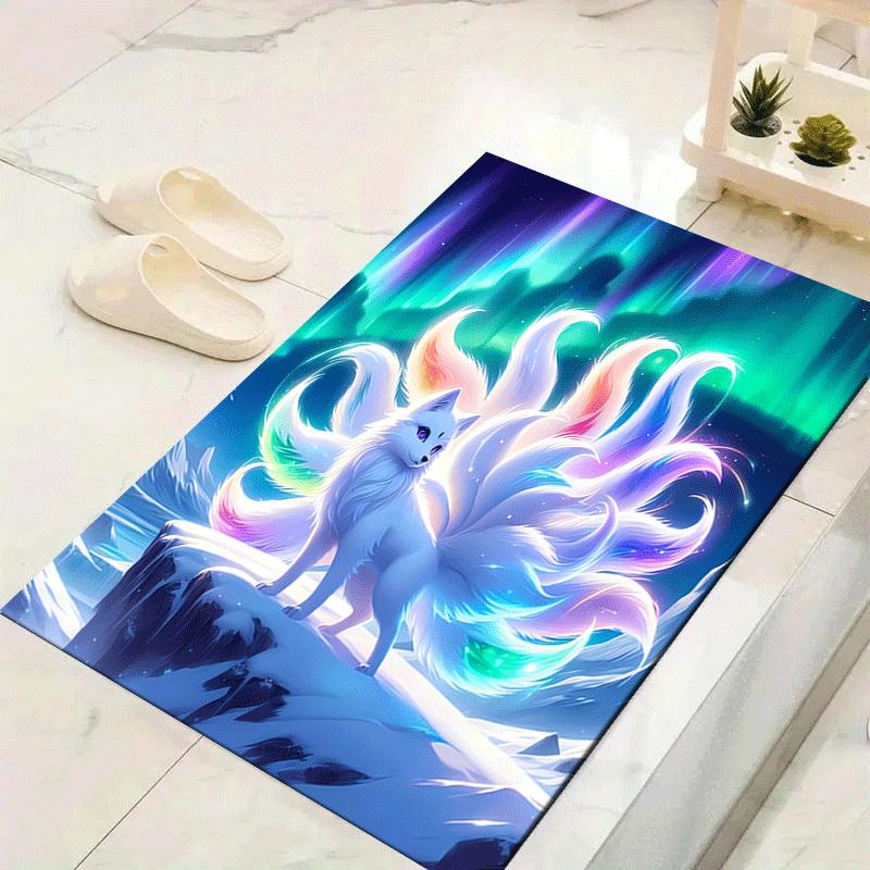1pc White fox under the aurora Design Indoor Area Rug - Soft, Anti-Slip, and Durable Gaming Room Decor for Bedroom 60cm by 90cm
1pc White fox under the aurora Design Indoor Area Rug - Soft, Anti-Slip, and Durable Gaming Room Decor for Bedroom 60cm by 90cm