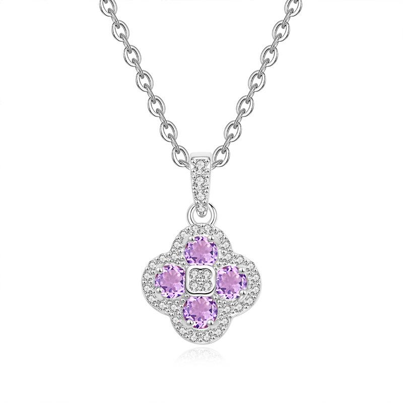 S925 sterling silver light luxury elegant natural stone four-leaf clover pendant necklace niche exquisite high-value petal collarbone chain daily gift 925 silver
S925 sterling silver light luxury elegant natural stone four-leaf clover pendant necklace niche exquisite high-value petal collarbone chain daily gift 925 silver