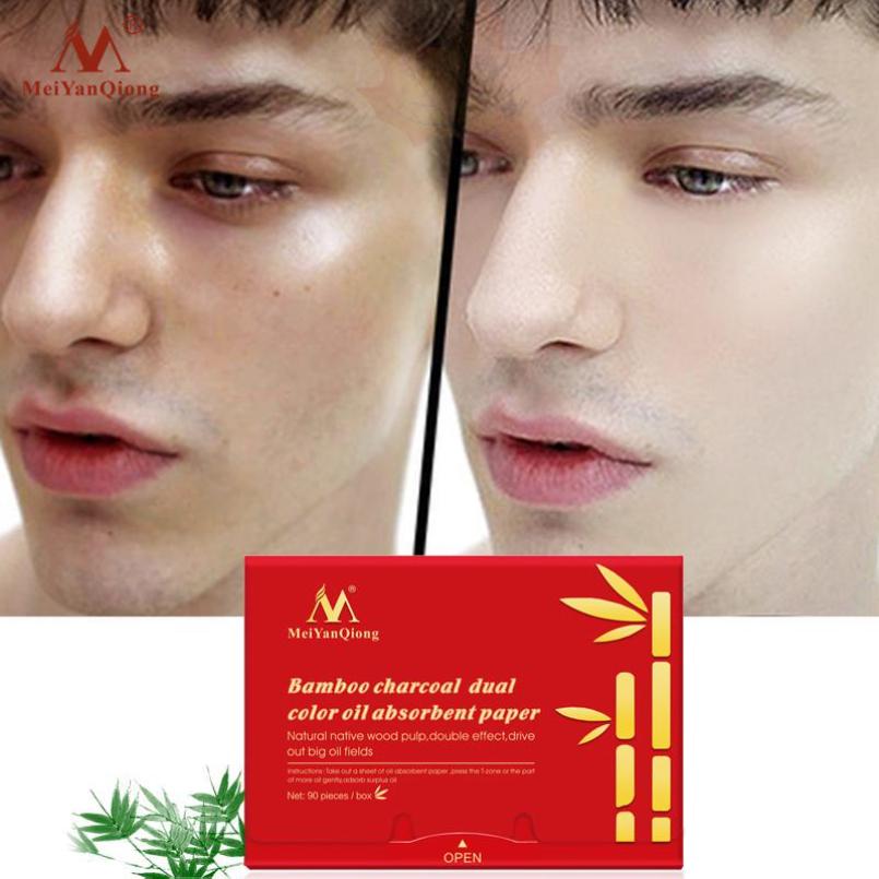 MeiYanQiong Bamboo Charcoal Dual Color Oil Absorbent Paper Очищающее средство для лица Глубокое удаление черных голов Лечение прыщей Косметические масляные впитывающие листы
MeiYanQiong Bamboo Charcoal Dual Color Oil Absorbent Paper Очищающее средство для лица Глубокое удаление черных голов Лечение прыщей Косметические масляные впитывающие листы